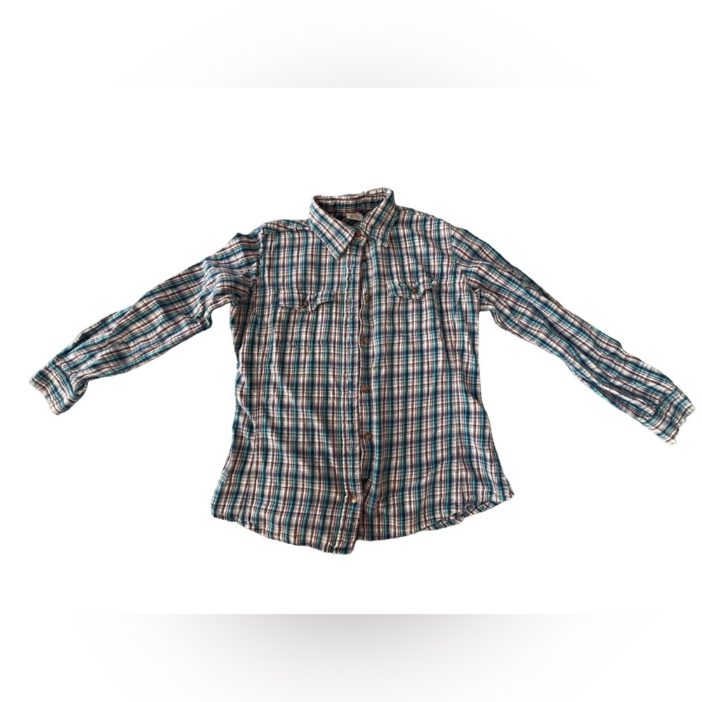 Women’s Carhartt Plaid Button Down Long Sleeve